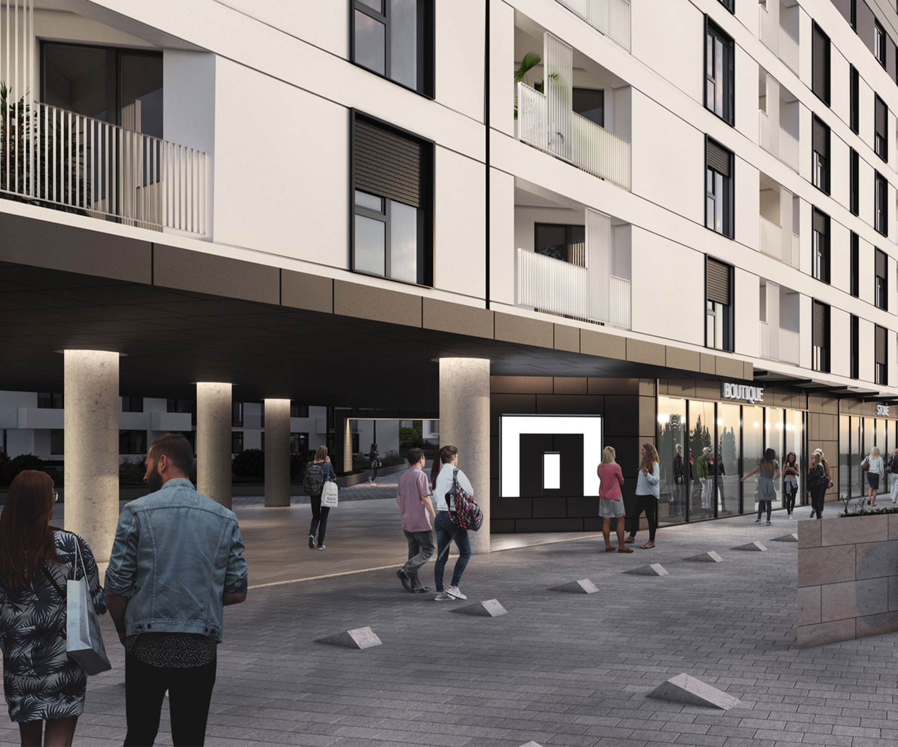 Logo City of Mara — identitate vizuală ansamblu rezidențial Timișoara, creat de Invento Arad