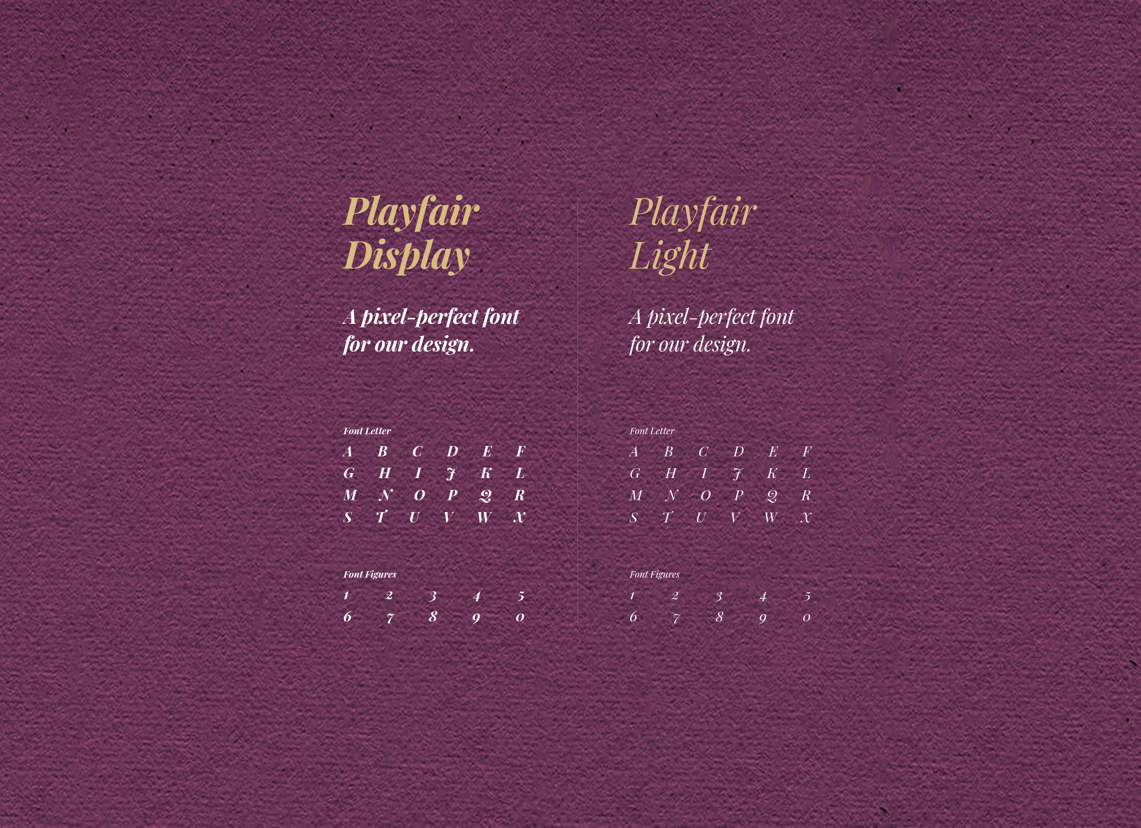 Tipografie Domeniul Lupaș — Playfair Display, sistemul editorial al brandului